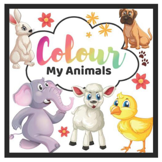 Colour My Animals Colouring Book