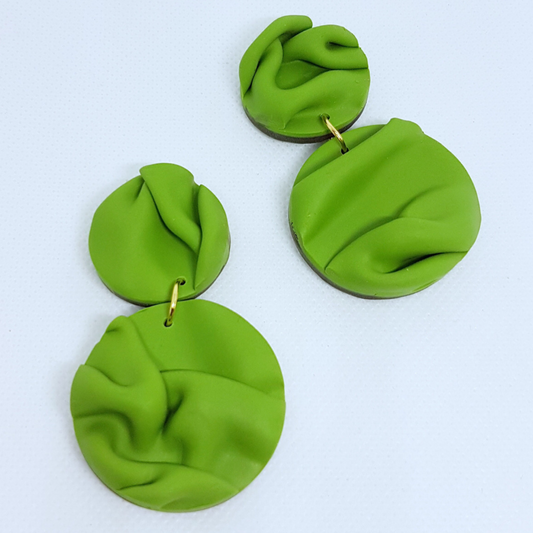 Paula Earrings - Apple Green