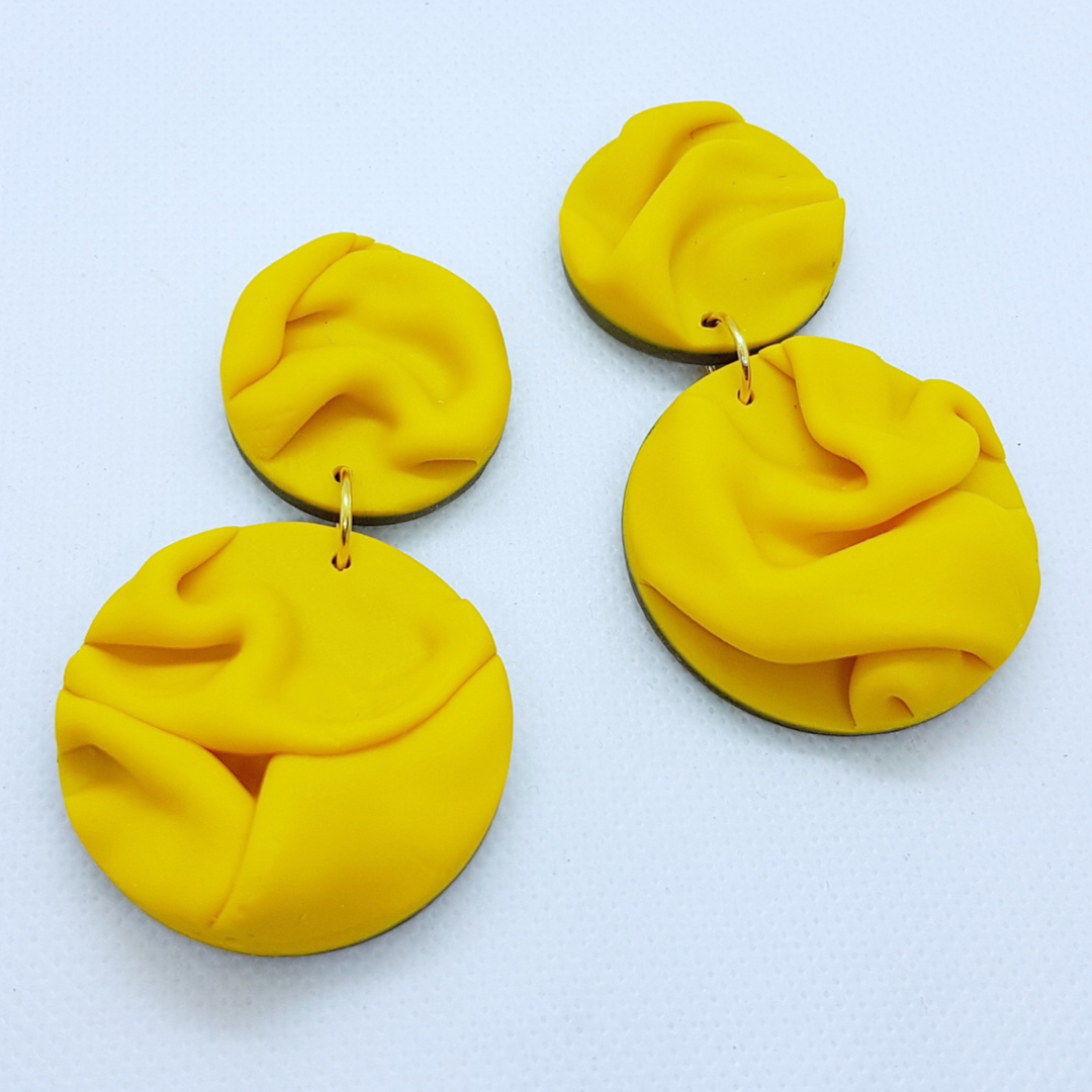 Paula Earrings - Yellow