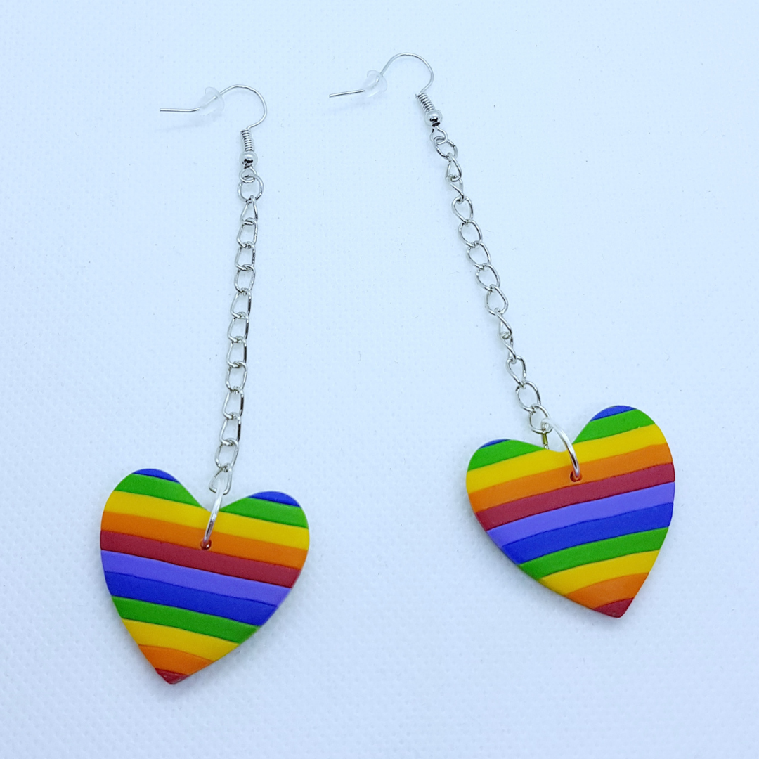 Carrie Earrings - Rainbow