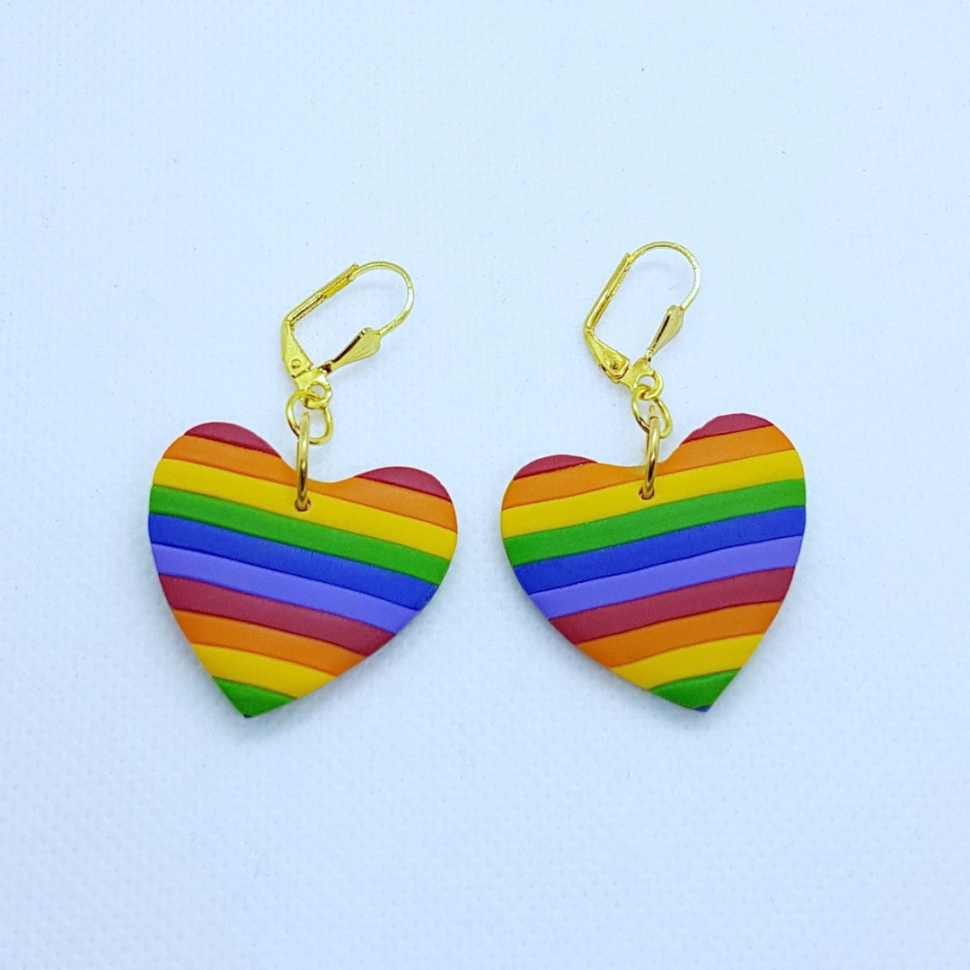 Carrie Earrings - Rainbow