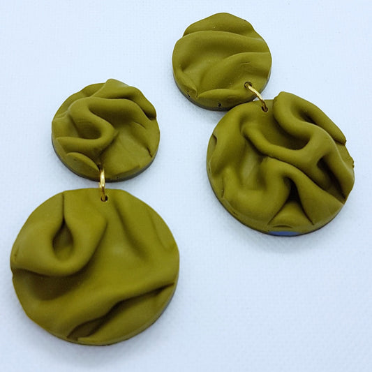 Paula Earrings - Khaki