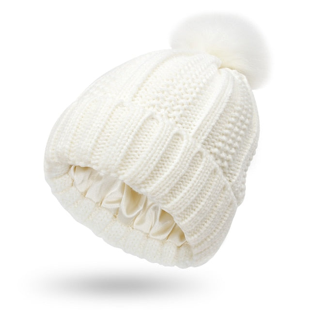 Satin Lined Beanie Hat